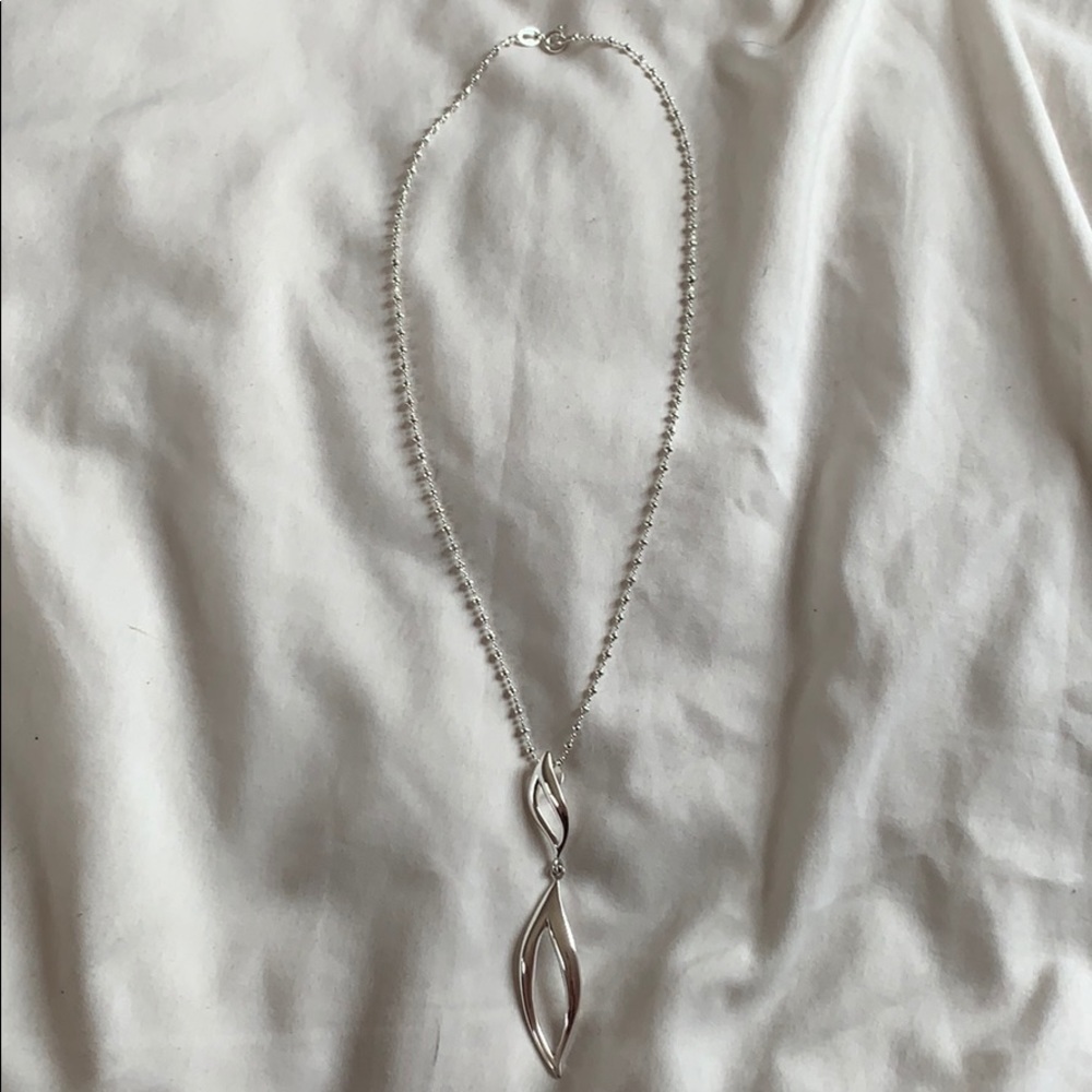 Silver Metal Fashion Necklace
